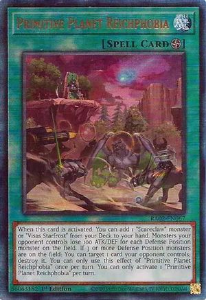 Primitive Planet Reichphobia (PUR) (RA02-EN067) - 25th Anniversary Rarity Collection II 1st Edition - Premium Yugioh Single from Konami - Just $0.25! Shop now at Game Crave Tournament Store
