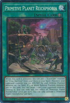 Primitive Planet Reichphobia (PCR) (RA02-EN067) - 25th Anniversary Rarity Collection II 1st Edition - Premium Yugioh Single from Konami - Just $0.17! Shop now at Game Crave Tournament Store