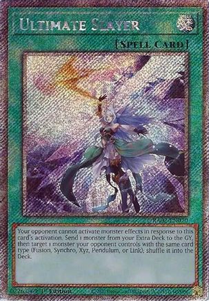 Ultimate Slayer (Platinum Secret Rare) (RA02-EN070) - 25th Anniversary Rarity Collection II 1st Edition - Premium Yugioh Single from Konami - Just $5.48! Shop now at Game Crave Tournament Store