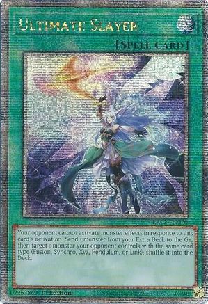 Ultimate Slayer (Quarter Century Secret Rare) (RA02-EN070) - 25th Anniversary Rarity Collection II 1st Edition - Premium Yugioh Single from Konami - Just $16.66! Shop now at Game Crave Tournament Store