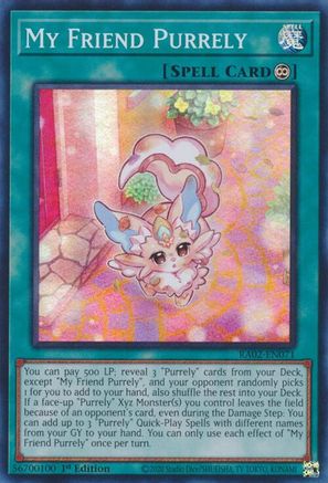 My Friend Purrely (RA02-EN071) - 25th Anniversary Rarity Collection II 1st Edition - Premium Yugioh Single from Konami - Just $0.25! Shop now at Game Crave Tournament Store