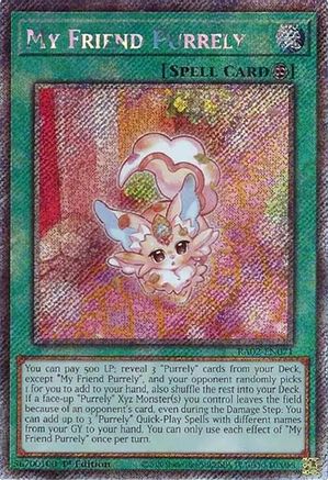 My Friend Purrely (Platinum Secret Rare) (RA02-EN071) - 25th Anniversary Rarity Collection II 1st Edition - Premium Yugioh Single from Konami - Just $0.70! Shop now at Game Crave Tournament Store