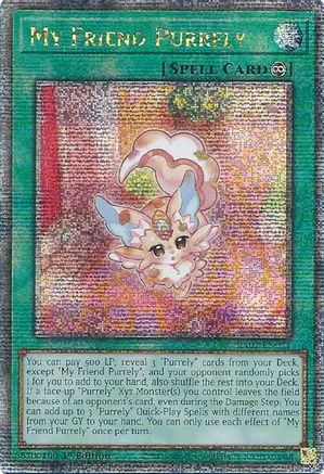 My Friend Purrely (Quarter Century Secret Rare) (RA02-EN071) - 25th Anniversary Rarity Collection II 1st Edition - Premium Yugioh Single from Konami - Just $5.68! Shop now at Game Crave Tournament Store