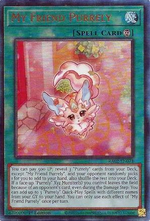 My Friend Purrely (PUR) (RA02-EN071) - 25th Anniversary Rarity Collection II 1st Edition - Premium Yugioh Single from Konami - Just $0.28! Shop now at Game Crave Tournament Store