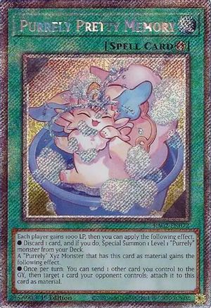 Purrely Pretty Memory (Platinum Secret Rare) (RA02-EN072) - 25th Anniversary Rarity Collection II 1st Edition - Premium Yugioh Single from Konami - Just $0.78! Shop now at Game Crave Tournament Store