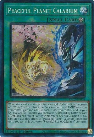 Peaceful Planet Calarium (PCR) (RA02-EN074) - 25th Anniversary Rarity Collection II 1st Edition - Premium Yugioh Single from Konami - Just $0.18! Shop now at Game Crave Tournament Store