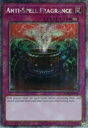 Anti-Spell Fragrance (Platinum Secret Rare) (RA02-EN076) - 25th Anniversary Rarity Collection II 1st Edition - Premium Yugioh Single from Konami - Just $0.55! Shop now at Game Crave Tournament Store