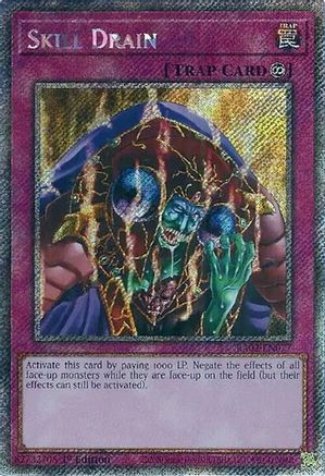 Skill Drain (Platinum Secret Rare) (RA02-EN077) - 25th Anniversary Rarity Collection II 1st Edition - Premium Yugioh Single from Konami - Just $1.87! Shop now at Game Crave Tournament Store