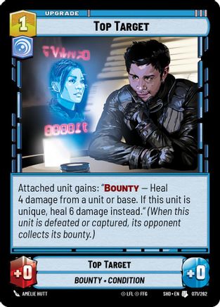 Top Target (071/262) - Shadows of the Galaxy Foil - Premium Star Wars: Unlimited Single from Shadows of the Galaxy - Just $0.08! Shop now at Game Crave Tournament Store