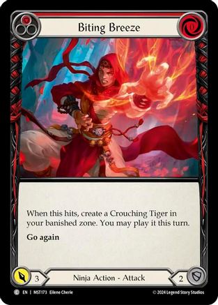 Biting Breeze (Red) (MST173) - Part the Mistveil Rainbow Foil
