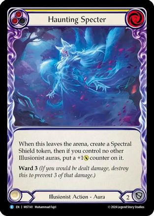 Haunting Specter (Yellow) (MST141) - Part the Mistveil Rainbow Foil