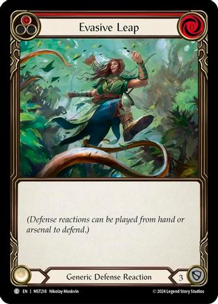 Evasive Leap (Red) (MST218) - Part the Mistveil