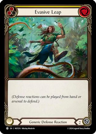 Evasive Leap (Yellow) (MST219) - Part the Mistveil