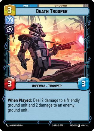 Death Trooper (030/262) - Shadows of the Galaxy - Premium Star Wars: Unlimited Single from Shadows of the Galaxy - Just $0.09! Shop now at Game Crave Tournament Store