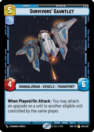 Survivors' Gauntlet (064/262) - Shadows of the Galaxy Foil - Premium Star Wars: Unlimited Single from Shadows of the Galaxy - Just $0.08! Shop now at Game Crave Tournament Store