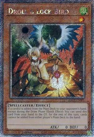Droll & Lock Bird (Platinum Secret Rare) (RA02-EN006) - 25th Anniversary Rarity Collection II 1st Edition - Premium Yugioh Single from Konami - Just $5.70! Shop now at Game Crave Tournament Store