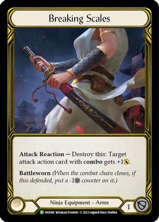 Breaking Scales (Golden) (FAB148) - Flesh and Blood: Promo Cards