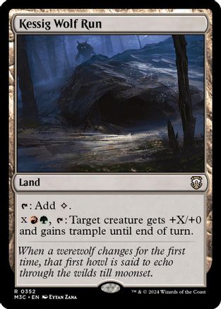 Kessig Wolf Run (Ripple Foil) (M3C-352) - Commander: Modern Horizons 3 Foil