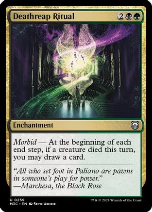 Deathreap Ritual (Ripple Foil) (M3C-259) - Modern Horizons 3 Commander Foil