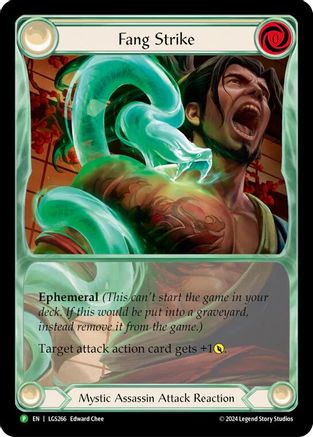 Fang Strike - LGS266 (LGS266) - Flesh and Blood: Promo Cards Rainbow Foil