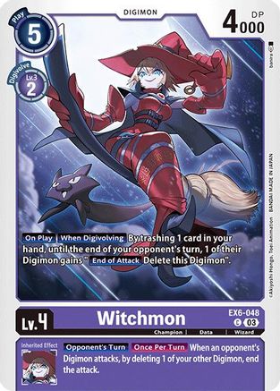 Witchmon (EX6-048) - Infernal Ascension - Premium Digimon Single from Bandai - Just $0.25! Shop now at Game Crave Tournament Store