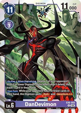 DanDevimon (EX6-055) - Infernal Ascension Foil - Premium Digimon Single from Bandai - Just $0.25! Shop now at Game Crave Tournament Store