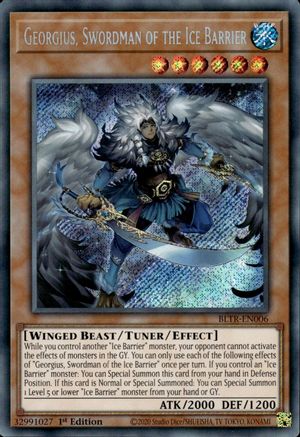 Georgius, Swordman of the Ice Barrier (BLTR-EN006) - Battles of Legend: Terminal Revenge 1st Edition - Premium Yugioh Single from Konami - Just $0.91! Shop now at Game Crave Tournament Store