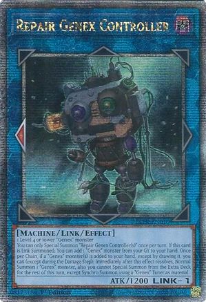 Repair Genex Controller (Quarter Century Secret Rare) (BLTR-EN010) - Battles of Legend: Terminal Revenge 1st Edition - Premium Yugioh Single from Konami - Just $5.41! Shop now at Game Crave Tournament Store