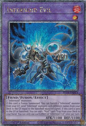 Infernoid Evil (Quarter Century Secret Rare) (BLTR-EN013) - Battles of Legend: Terminal Revenge 1st Edition - Premium Yugioh Single from Konami - Just $14.26! Shop now at Game Crave Tournament Store