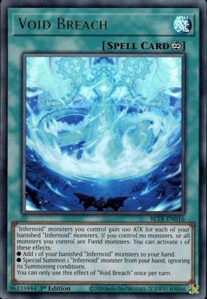 Void Breach (BLTR-EN016) - Battles of Legend: Terminal Revenge 1st Edition - Premium Yugioh Single from Konami - Just $0.25! Shop now at Game Crave Tournament Store