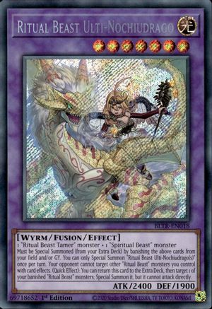 Ritual Beast Ulti-Nochiudrago (BLTR-EN018) - Battles of Legend: Terminal Revenge 1st Edition - Premium Yugioh Single from Konami - Just $0.29! Shop now at Game Crave Tournament Store