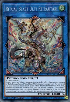 Ritual Beast Ulti-Reirautari (BLTR-EN019) - Battles of Legend: Terminal Revenge 1st Edition - Premium Yugioh Single from Konami - Just $0.25! Shop now at Game Crave Tournament Store