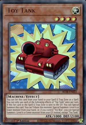 Toy Tank (BLTR-EN022) - Battles of Legend: Terminal Revenge 1st Edition - Premium Yugioh Single from Konami - Just $0.26! Shop now at Game Crave Tournament Store