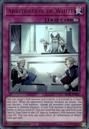 Arbitration of White (BLTR-EN036) - Battles of Legend: Terminal Revenge 1st Edition - Premium Yugioh Single from Konami - Just $0.25! Shop now at Game Crave Tournament Store