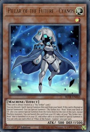 Pillar of the Future - Cyanos (BLTR-EN043) - Battles of Legend: Terminal Revenge 1st Edition - Premium Yugioh Single from Konami - Just $0.25! Shop now at Game Crave Tournament Store