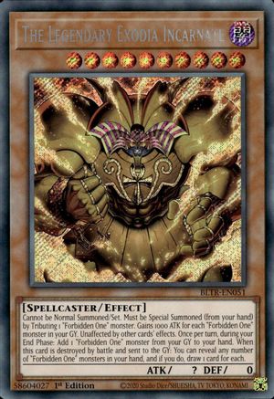 The Legendary Exodia Incarnate (BLTR-EN051) - Battles of Legend: Terminal Revenge 1st Edition - Premium Yugioh Single from Konami - Just $0.52! Shop now at Game Crave Tournament Store