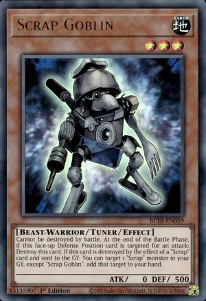 Scrap Goblin (BLTR-EN059) - Battles of Legend: Terminal Revenge 1st Edition - Premium Yugioh Single from Konami - Just $0.25! Shop now at Game Crave Tournament Store