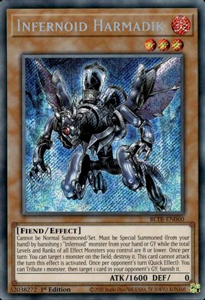 Infernoid Harmadik (BLTR-EN060) - Battles of Legend: Terminal Revenge 1st Edition - Premium Yugioh Single from Konami - Just $0.25! Shop now at Game Crave Tournament Store