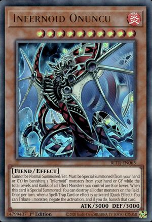 Infernoid Onuncu (BLTR-EN065) - Battles of Legend: Terminal Revenge 1st Edition - Premium Yugioh Single from Konami - Just $0.25! Shop now at Game Crave Tournament Store