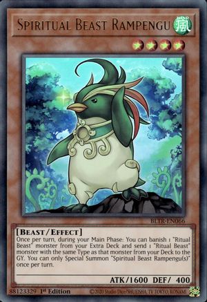 Spiritual Beast Rampengu (BLTR-EN066) - Battles of Legend: Terminal Revenge 1st Edition - Premium Yugioh Single from Konami - Just $0.68! Shop now at Game Crave Tournament Store