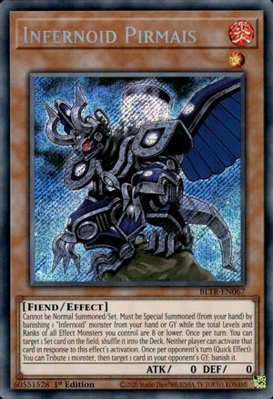 Infernoid Pirmais (BLTR-EN067) - Battles of Legend: Terminal Revenge 1st Edition - Premium Yugioh Single from Konami - Just $0.25! Shop now at Game Crave Tournament Store