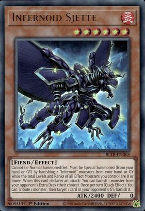 Infernoid Sjette (BLTR-EN068) - Battles of Legend: Terminal Revenge 1st Edition - Premium Yugioh Single from Konami - Just $0.25! Shop now at Game Crave Tournament Store
