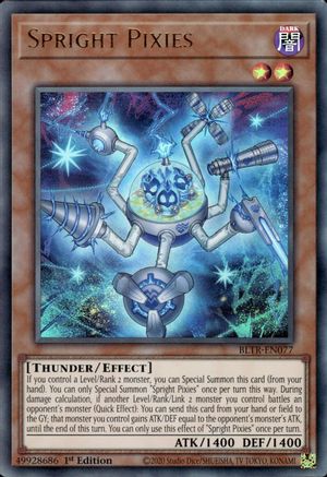Spright Pixies (BLTR-EN077) - Battles of Legend: Terminal Revenge 1st Edition - Premium Yugioh Single from Konami - Just $0.25! Shop now at Game Crave Tournament Store
