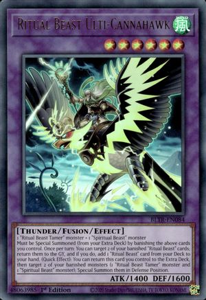 Ritual Beast Ulti-Cannahawk (BLTR-EN084) - Battles of Legend: Terminal Revenge 1st Edition - Premium Yugioh Single from Konami - Just $0.25! Shop now at Game Crave Tournament Store