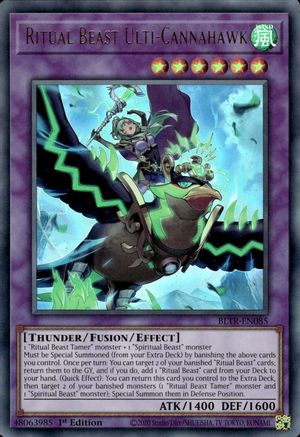 Ritual Beast Ulti-Cannahawk (Alternate Art) (BLTR-EN085) - Battles of Legend: Terminal Revenge 1st Edition - Premium Yugioh Single from Konami - Just $0.25! Shop now at Game Crave Tournament Store