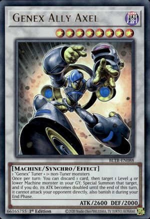Genex Ally Axel (BLTR-EN088) - Battles of Legend: Terminal Revenge 1st Edition - Premium Yugioh Single from Konami - Just $0.25! Shop now at Game Crave Tournament Store
