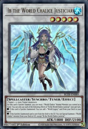 Ib the World Chalice Justiciar (BLTR-EN089) - Battles of Legend: Terminal Revenge 1st Edition - Premium Yugioh Single from Konami - Just $0.26! Shop now at Game Crave Tournament Store