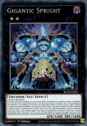 Gigantic Spright (BLTR-EN091) - Battles of Legend: Terminal Revenge 1st Edition - Premium Yugioh Single from Konami - Just $0.72! Shop now at Game Crave Tournament Store