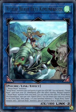 Ritual Beast Ulti-Kimunfalcos (BLTR-EN092) - Battles of Legend: Terminal Revenge 1st Edition - Premium Yugioh Single from Konami - Just $0.25! Shop now at Game Crave Tournament Store