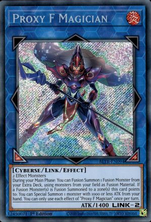 Proxy F Magician (BLTR-EN094) - Battles of Legend: Terminal Revenge 1st Edition - Premium Yugioh Single from Konami - Just $0.25! Shop now at Game Crave Tournament Store